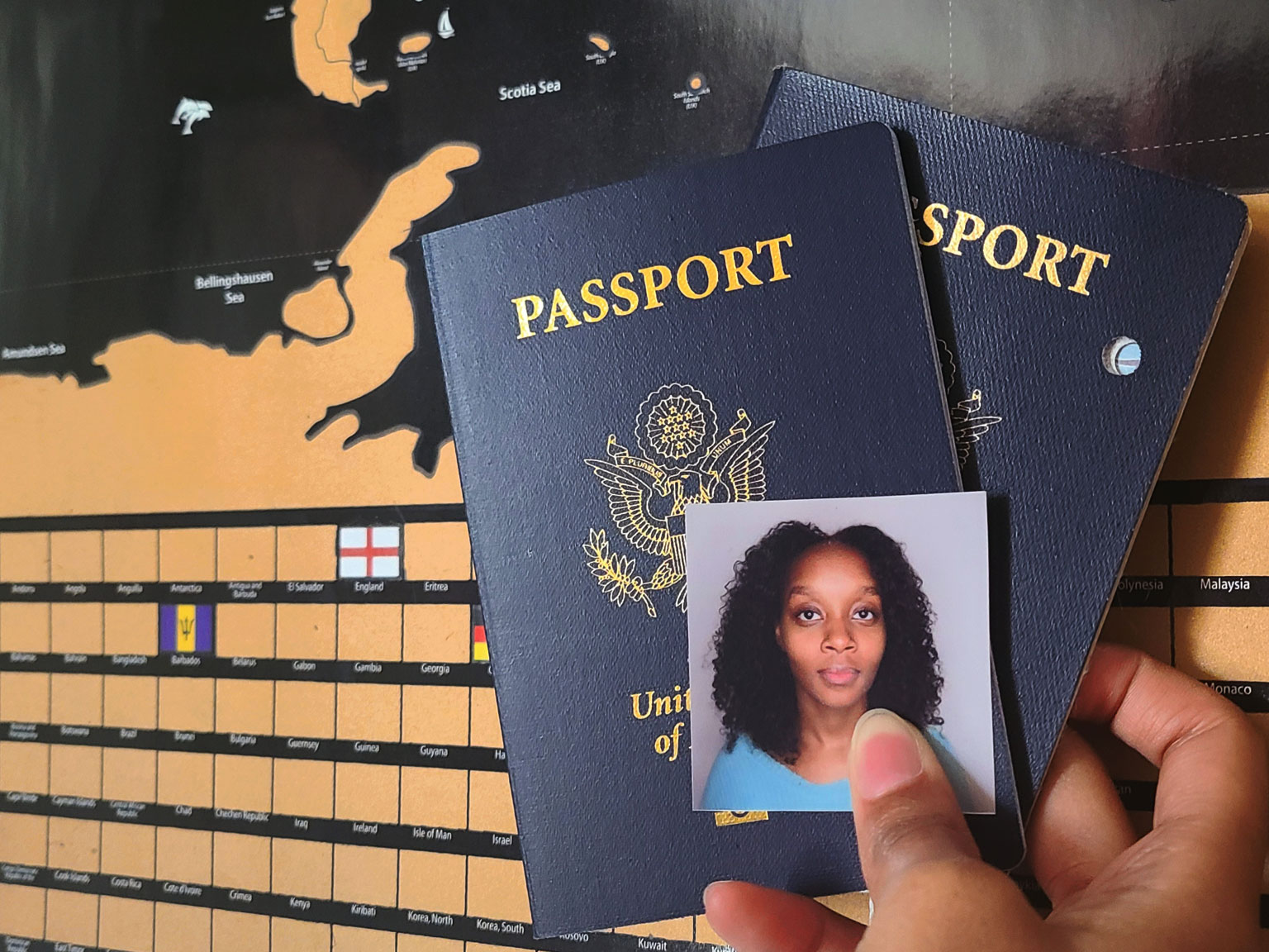 passport style photo