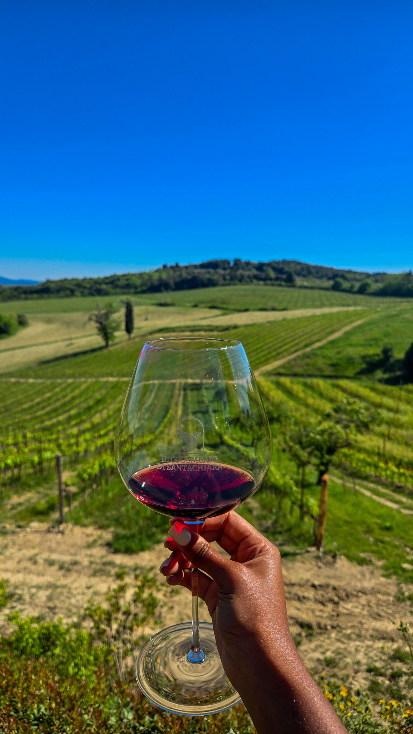 Wine tasting at Tuscany countryside